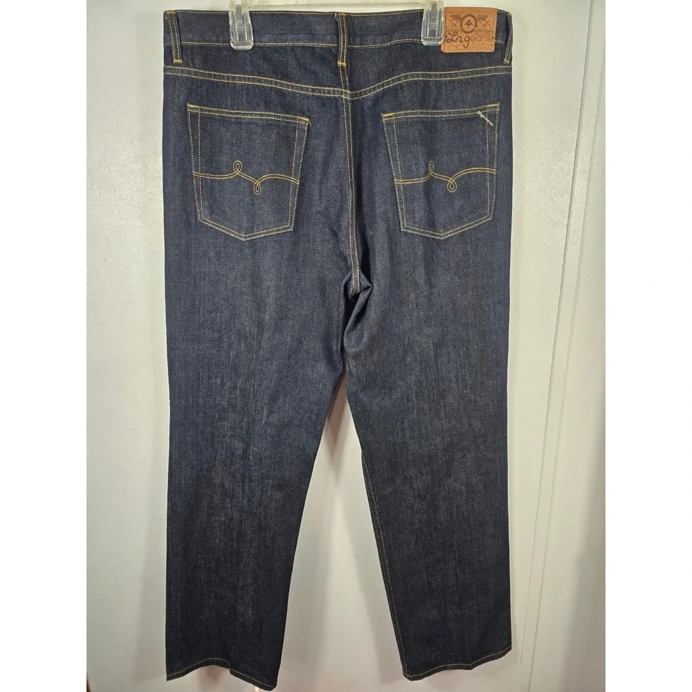 LRG Core Collection Classic 47 Fit Jeans Men's Size‎ 38 Dark Wash Loose Taper